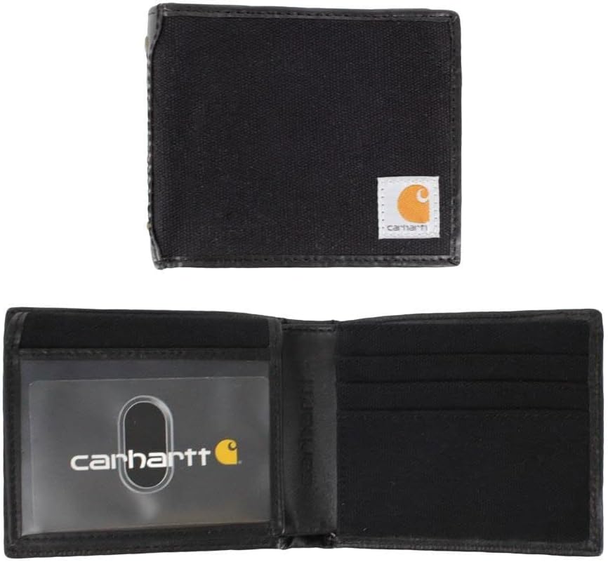 Men's Canvas Wallet with Removable Passcase