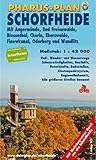  Pharus-Plan Schorfheide: Mit Angermünde, Bad Freienwalde, Biesenthal, Chorin, Eberswalde, Finowkanal, Oderberg und Wandlitz. Maßstab 1: 42 000.