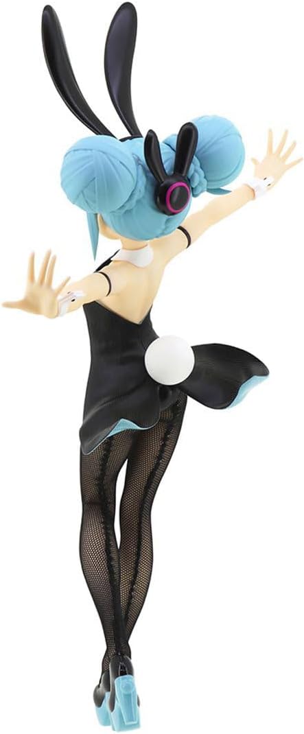 FURYU Corporation-Hatsune Miku BiCute Bunnies Figure -Hatsune Miku/Black-(re-Run)