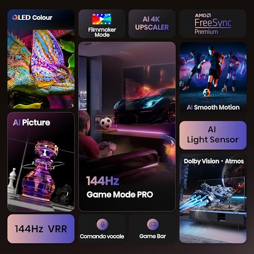 Hisense Smart TV QLED 55'' 4K 55E7Q