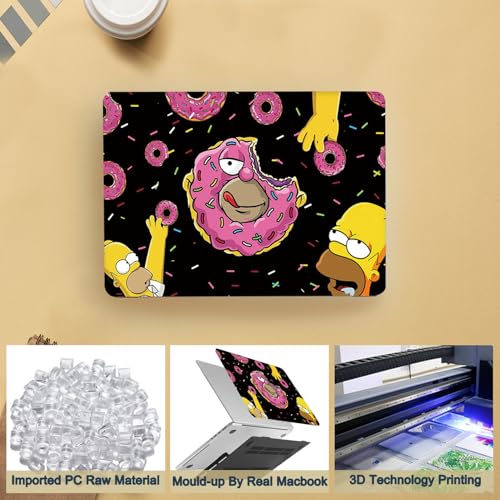 Funda MacBook Pro 15 rígida con protector teclado y diseño de pato 3