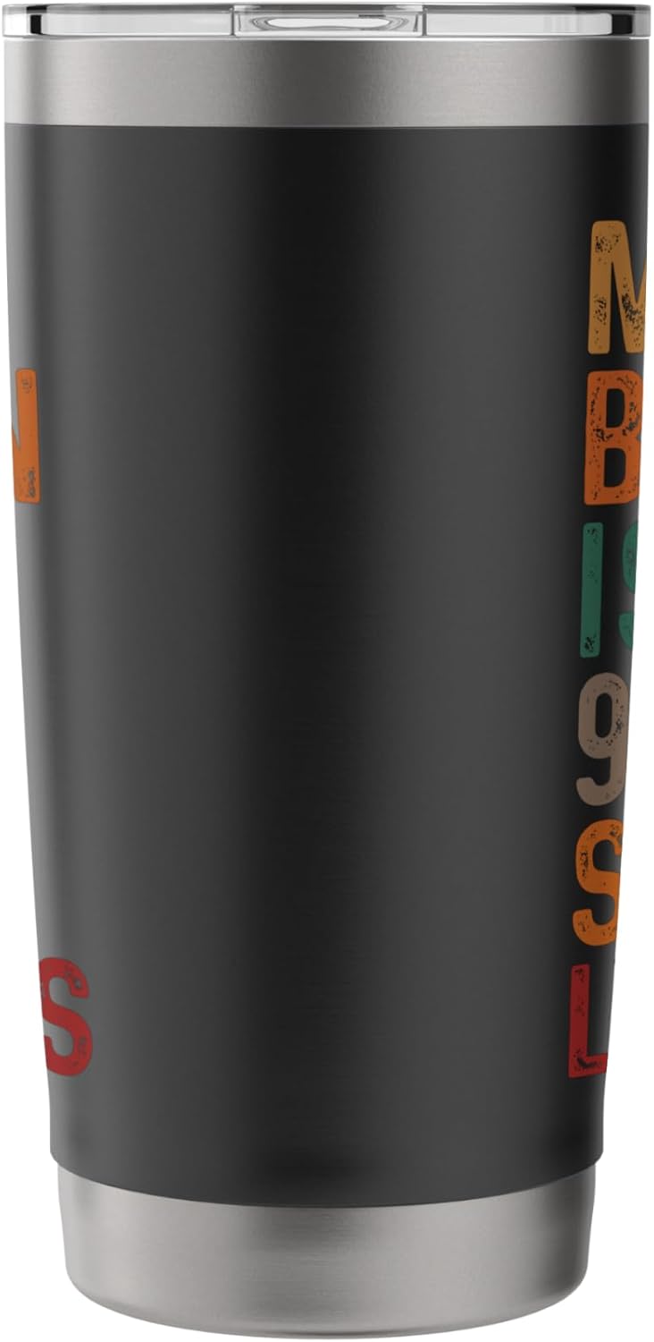 Vintage My Brain Is 99% Song Lyrics Funny Singer Music Lover Stainless Steel Insulated Tumbler - Image 4