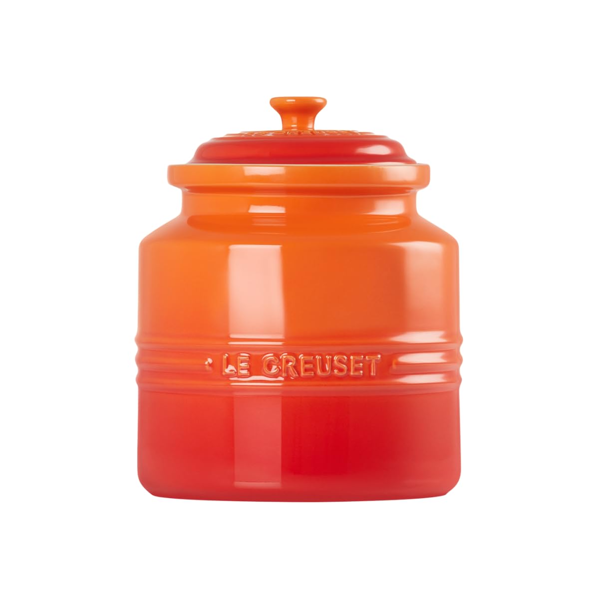 LE CREUSET Pot à biscuits en grès émaillé, 2,4 litres, Volcanique, 91026725090000