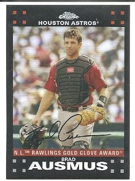 Brad Ausmus 2007 Topps Chrome Refractor #267