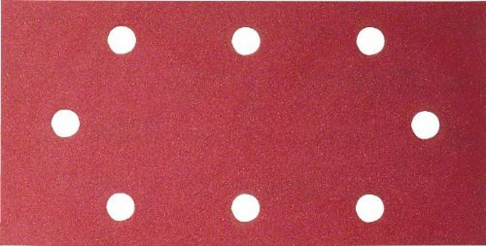 Bosch Bosch 2609256A91 Sanding Sheets for Black + Decker Orbital Sanders 93 x 185 cm Number of Holes 8 Grit 180 Pack of 10