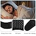 TOCCOOL Anti Snore Chin Strap for Side Sleepers and CPAP Users - Adjustable, Airflow Jaw Strap for Sleep Apnea with Breathing Nose Strip 50PCS, Sleep Breathing Aid for Men/Women (Black)