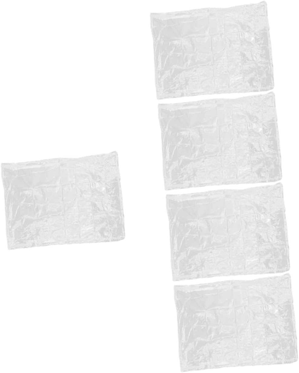 Cabilock 5pcs Zipper Mattress Storage Cover Transparent Dust Protector Bag for Mattresses Height Reusable and for Moving and Home Use