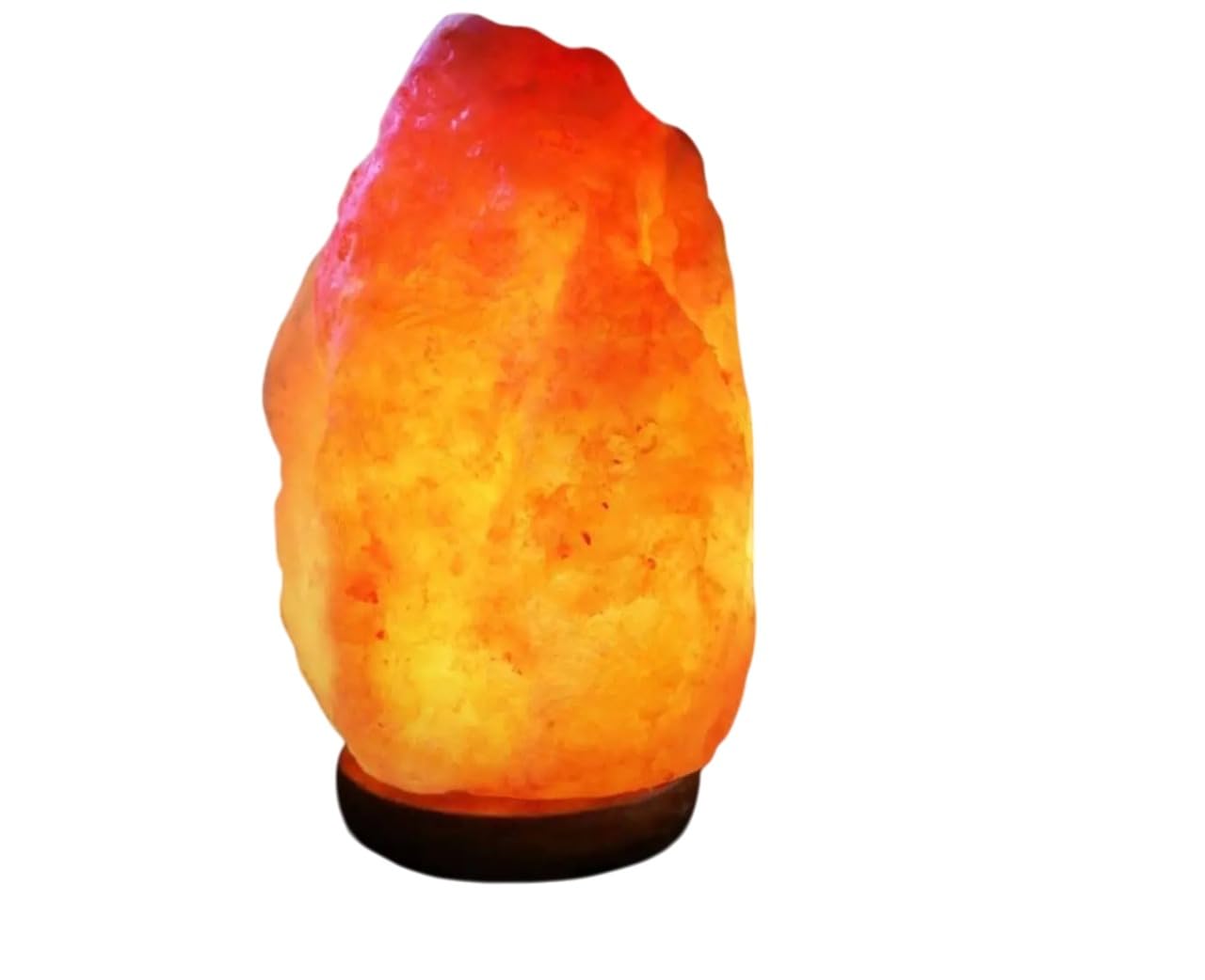 Clossy London Healing IONES Therapeutic Natural Himalayan Pink/Orange Crystal Rock Salt lamp (1-2 kg 17-21cm)