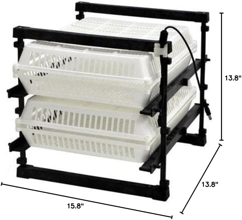 Hatching Time Automatic Egg Turner, Vibration-Free Design, Easy to Clean, Low Power Usage, Suitable for Chickens