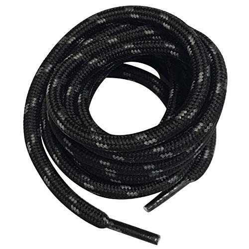 Image of 3 Pairs Heavy Duty Round Boot Laces Shoelaces for Hiking Walking Construction Safety Work Boots Shoes