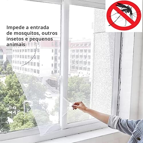 Tela de proteção contra insetos mosqueiro para janela Magnética