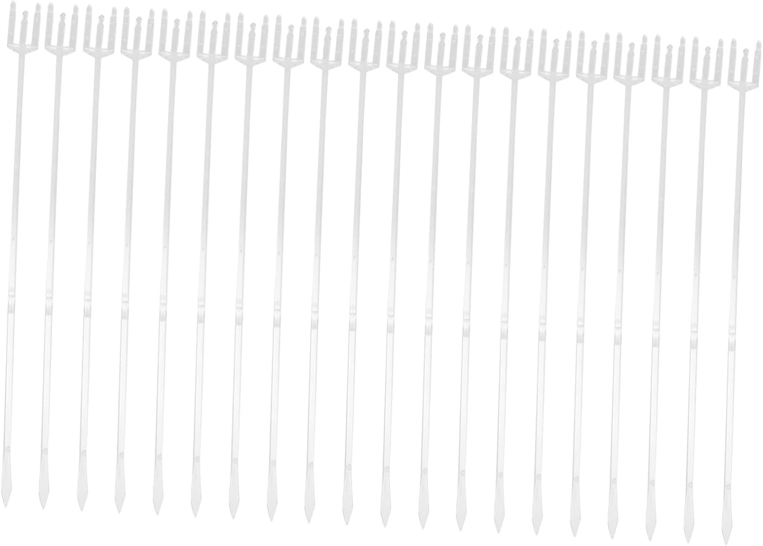 80Pcs Bouquet DIY Cards Holders Floral Plastic Picks for Flower Arrangements Gift Card Holders Clips for Wedding Birthday Party Decorations