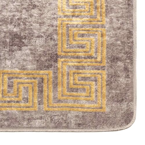 Tapis de couloir gris 50x300 cm MARSA en polyester velours et PVC - 7