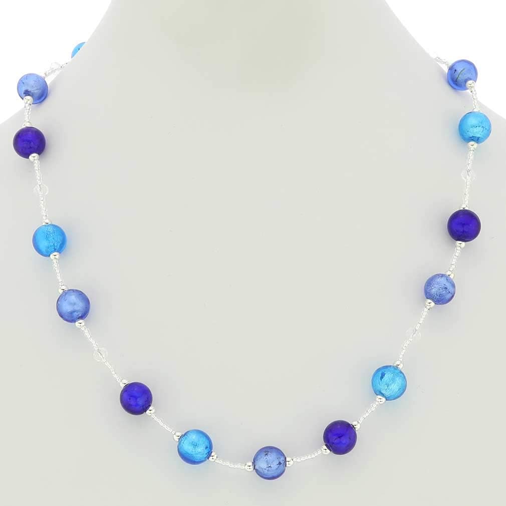 Glass Of Venice Murano Glass Beatrice Necklace - Blue