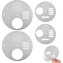 4Pcs Bee Hive Entrance Disc 4.92In and 2.64In Diameter 2 size Stainless Steel Entrance Gates Beekeeping Tool Equipment Nuc Box Entrance Reducer Round Beehive Nest Door for Swarm Trap Hive Trap