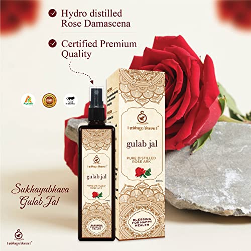 Image of Ultra Pure Distilled Gulab Jal 100ml | Skin Toner | Rose Water | Face Toner for Men & Women
