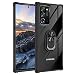 Produktbild TOPOFU Hülle für Xiaomi Poco F3 5G,Transparent Ultra Dünn Schutzhülle mit [Magnetisch] [Ring Ständer],TPU Silikon Bumper & PC Back Stoßfest Handyhülle Case Cover,Schwarz