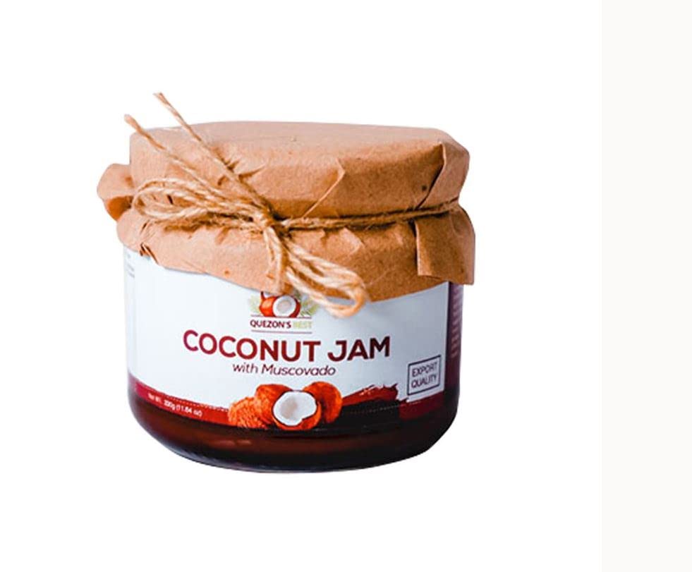 Quezons Best Mermelada de coco orgánica de 1164oz con moscovado deliciosa y sabrosa mermelada fragante con moscovado orgánico ideal para postres