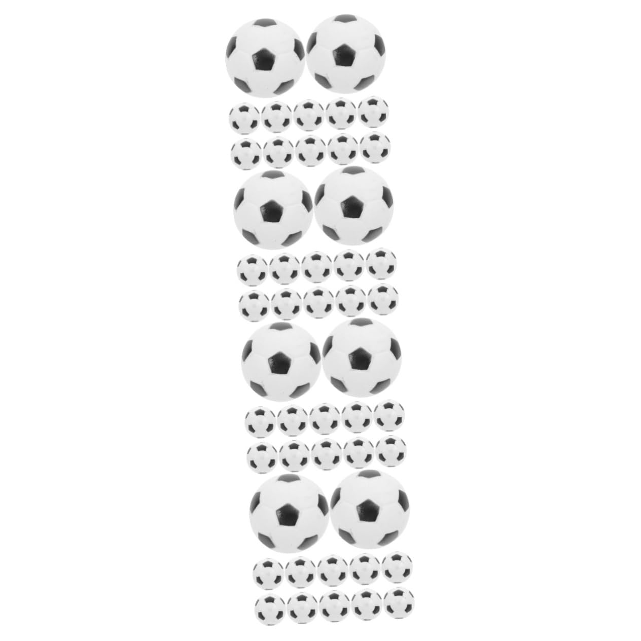 UPKOCH Lot De 4 Décorations Comestibles pour Gâteaux Danniversaire Motif Football pour Fête 12 Pièces X 4
