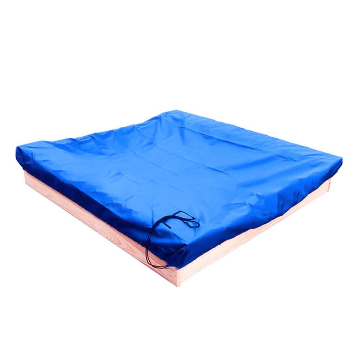 BESPORTBLE Abdeckung Sandkasten aus Oxford Gewebe Blau mit Zugseil für Stabile Befestigung Staubdicht und Reisetauglich für Außenbereich