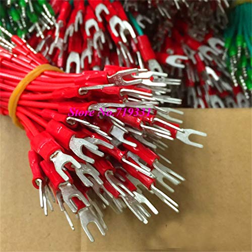 Gimax 1000pcs SV1.25-3.2 4S cable for battery cable - (Color: Red)
