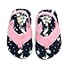 Luffymomo Unisex Kids Open-Toe Sandals Summer Beach Water Slides Flip Flops(Toddler/Little Kid)(4 Infant Navy & Lt Pink)