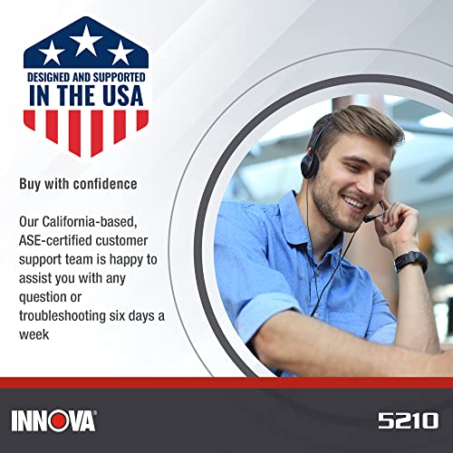 Innova 5210 - Obd2 Diagnostic Code Scanner - Read/Erase Abs Codes, View Live Data, Battery/Charging System Test #TOP7