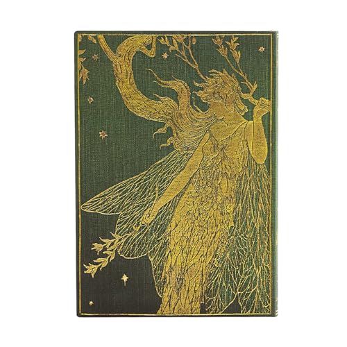 Paperblanks Agende 18 Mesi a Copertina Morbida 2025, La Fata Oliva, Midi, Orizzontale, Chiusura con Fascia Elastica - immagine 4