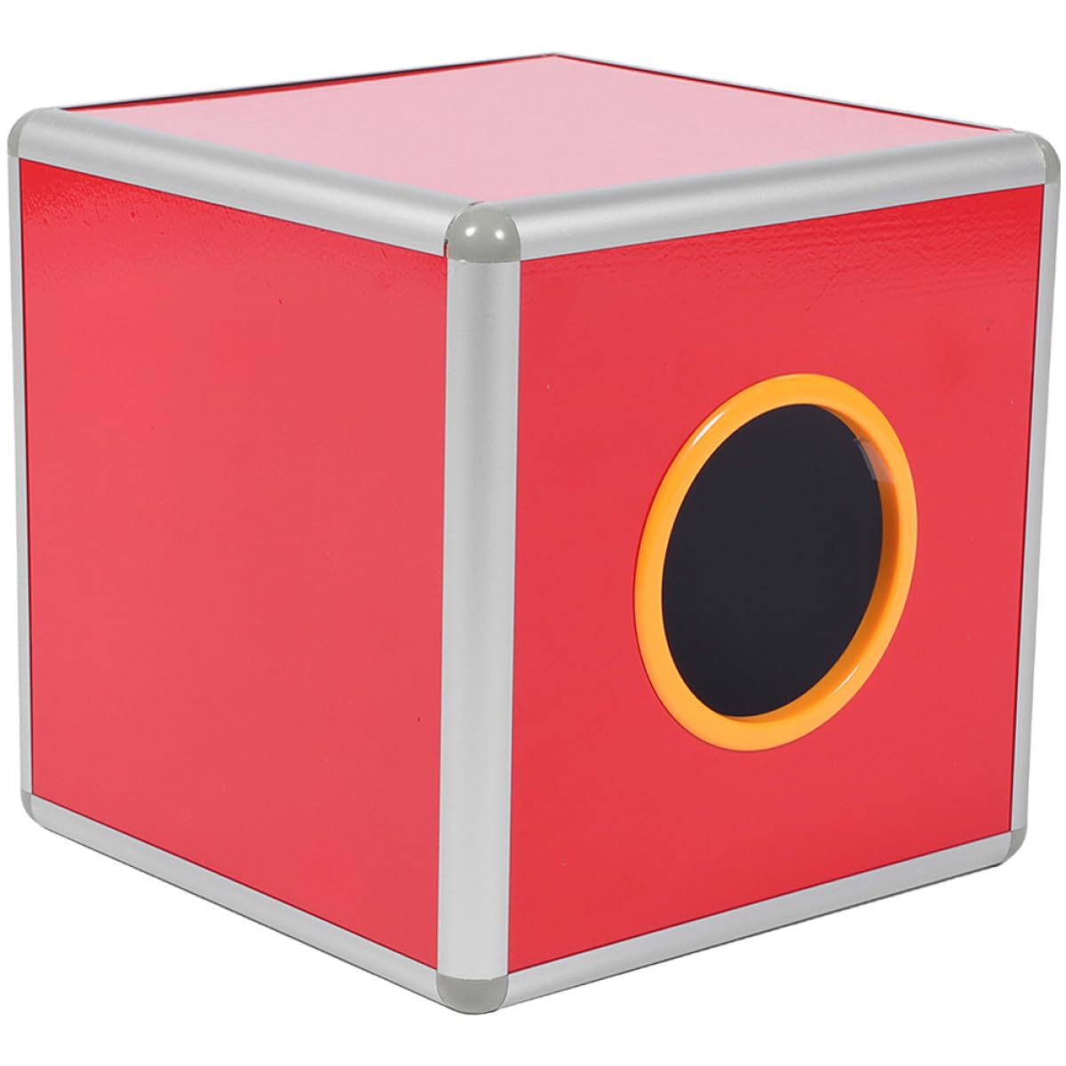 Multifunktionale Rote und aus Losbox Aluminiumlegierung Acryl Spielkiste Geld Stabile und Praktische Urne für Partybälle für Events und Spiele