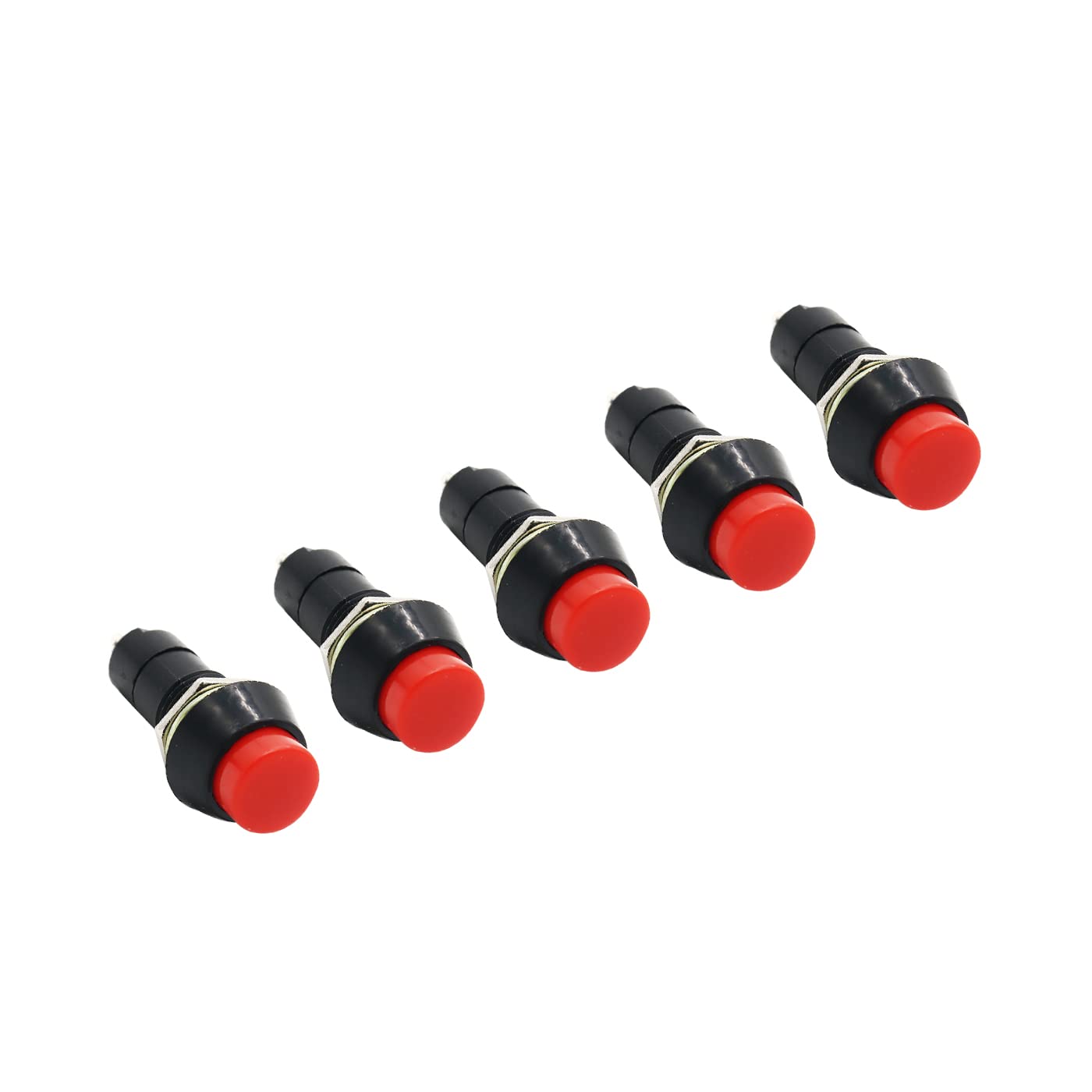 Electronic Spices Momentary Push To On Button Red Color Horns Switches Pack Of 5pcs (B0B8VBMW28) Amazon Price History, Amazon Price Tracker