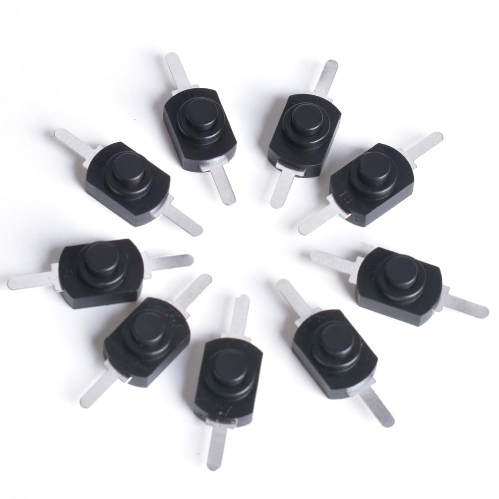 Mini On Off Micro Switch 30 Pcs – Self-Lock ON/OFF Micro Switches, DC ...