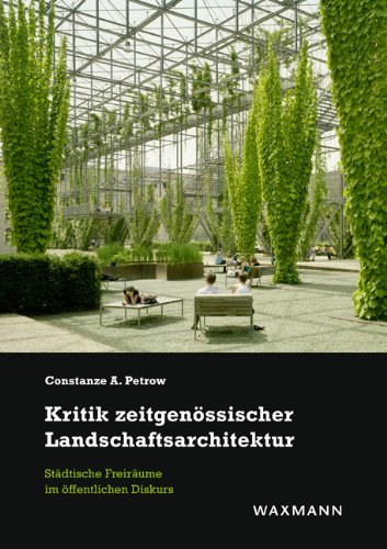 Livre d'architecture de paysage urbain contemporain allemand