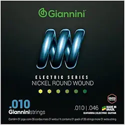 Encordoamento Guitarra Geegst 10, Giannini