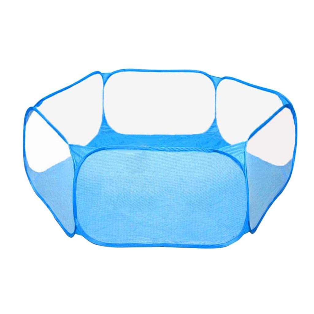MERISHOPP Foldable Play Pen Cage Hamster Rabbit Guinea Pig Gerbil Indoor/Outdoor Blue (B0CLLWPSR3) Amazon Price History, Amazon Price Tracker