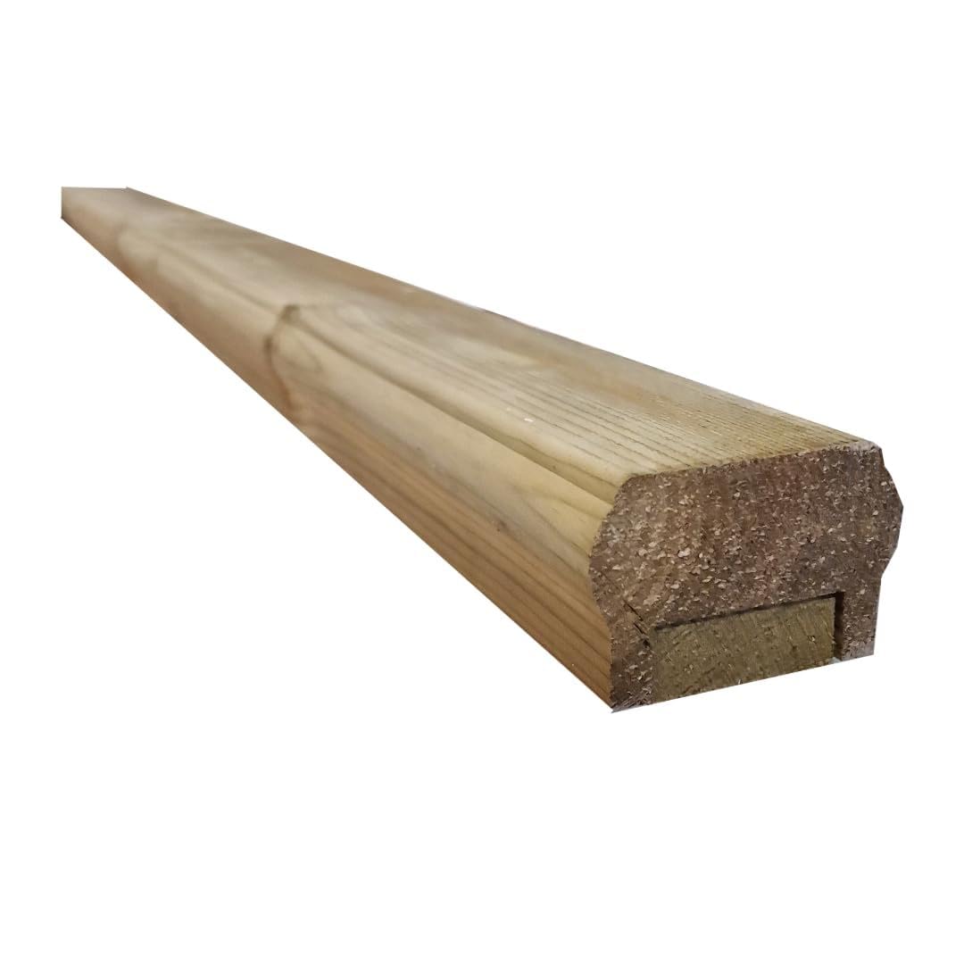 Snowdon Timber Treated Decking Handrail/Baserail (L) 2.39m (W) 70mm (T) 45mm