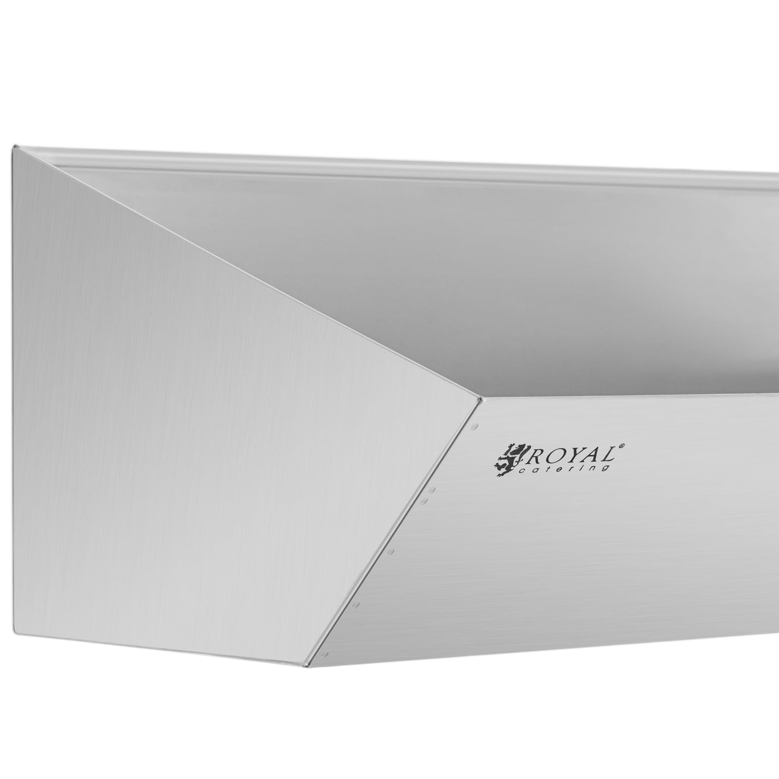 Royal Catering RCFT-800 Bac à frites - inox - 80 x 30 cm - compatible lave-vaisselle - Royal Catering Bac de salage Réserve-frites inox