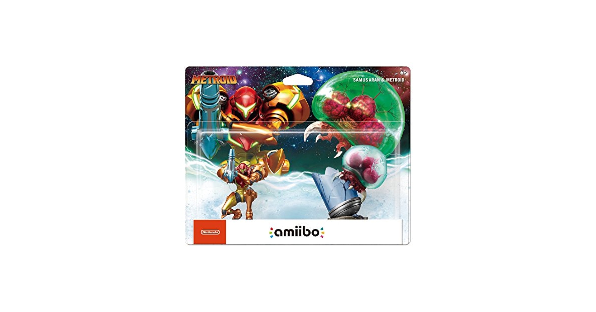 Amazon.com: Amiibo - Samus Aran & Metroid (2-Pack) : Video Games