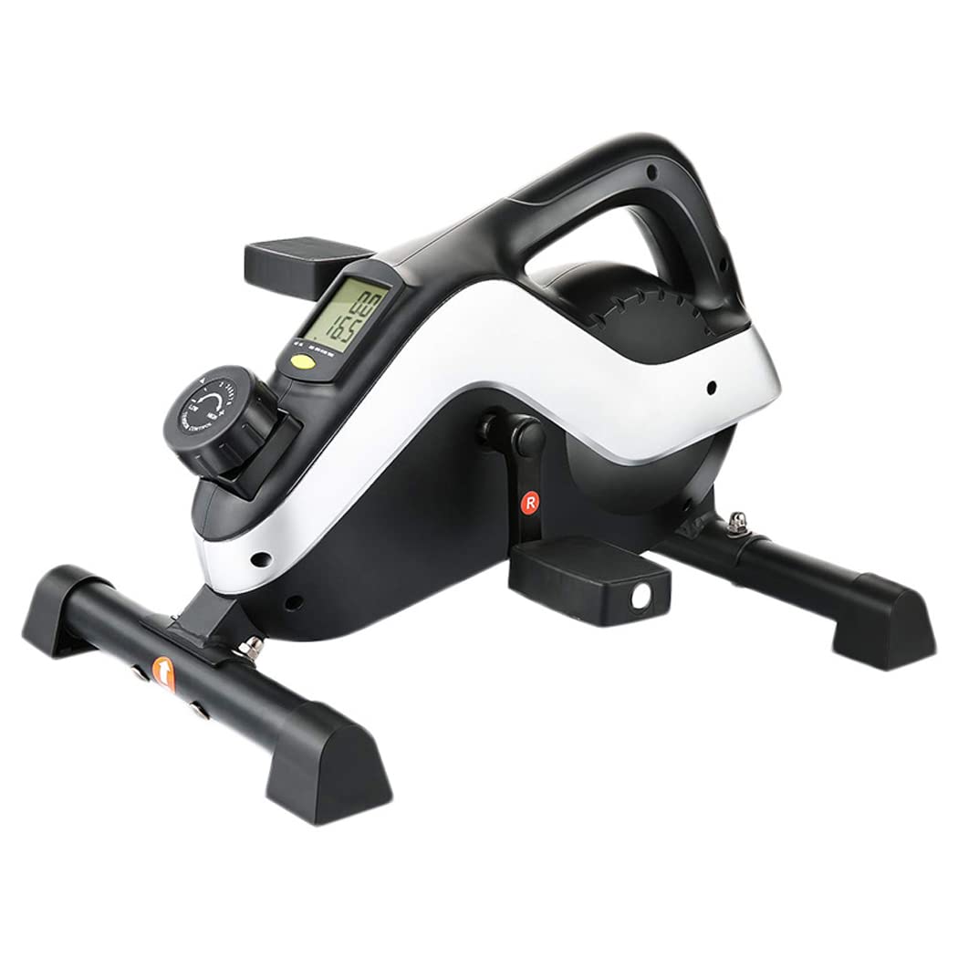 Mini rower treningowy, steppery fitness Wyświetlacz LCD Podwójny pedał 8 poziomów Magnetyczny trener oporności Przenośny sprzęt treningowy do nóg