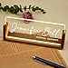 Desk Name Plate Personalized, Custom Acrylic Name Plate for Desk, Office Decor for Women Men, Appreciation Gifts for Coworkers Boss Teacher - Light-Up Name Plaque