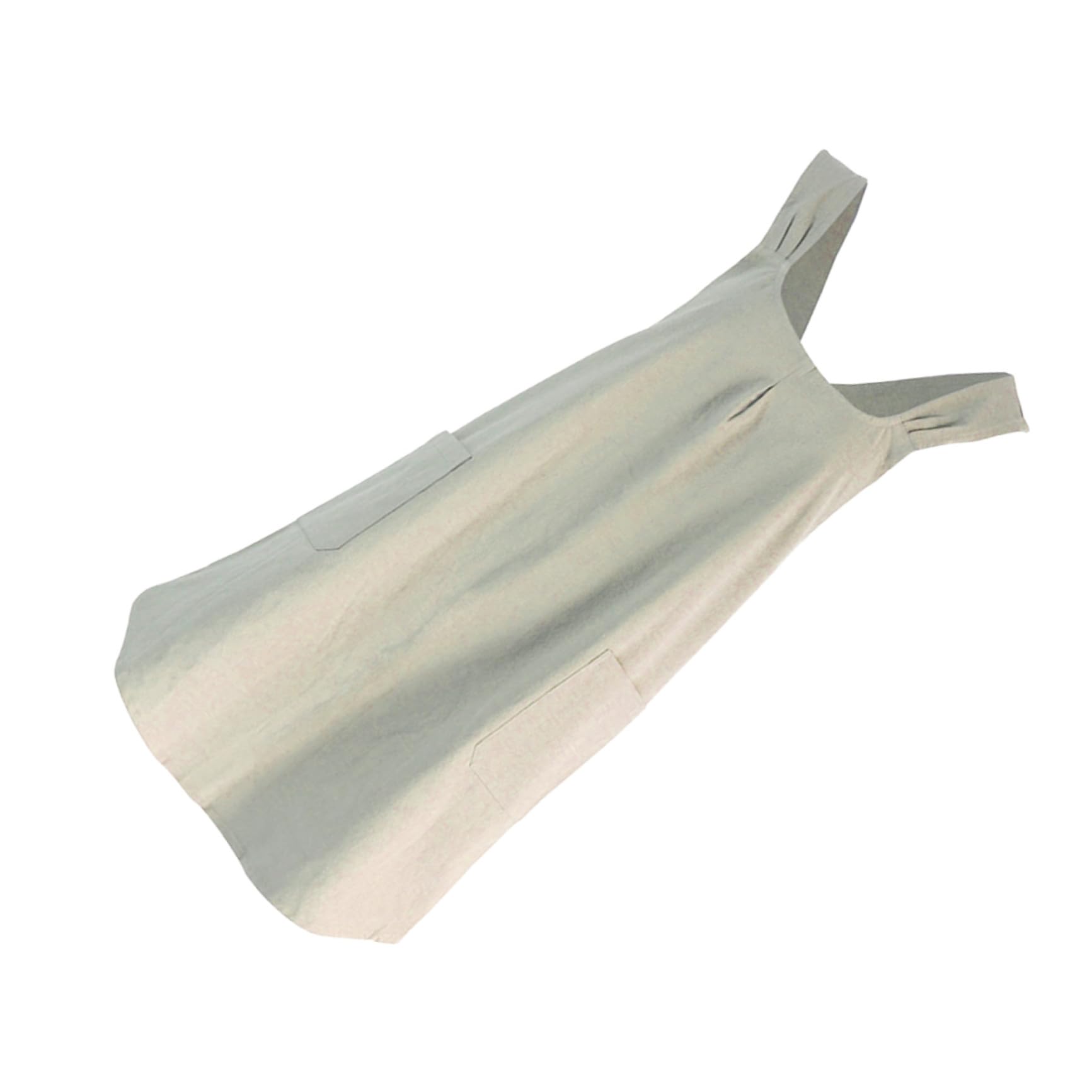 Cabilock Grembiule da Cucina in Cotone Khaki Stile Semplice Resistente alle Macchie senza Maniche Adatto per Cucina e Casa Comfort e Funzionalità