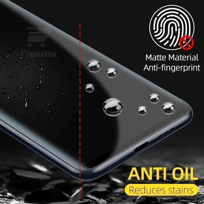Image of WonRia Pack 2 - Matte Screen Guard Protector For Vivo S2 5G Unbreakable Membrane | Flexible TPU Matte Film | Edge to Edge Installation Kit | Transparent