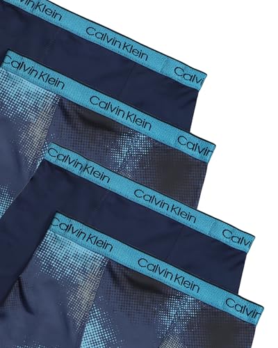 Image of Calvin Klein Kids Boys' Performance Boxer Brief Underwear 4-Pack