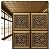 Lover's Knot-Faux Tin Ceiling Tile - Antique Gold 25-Pack