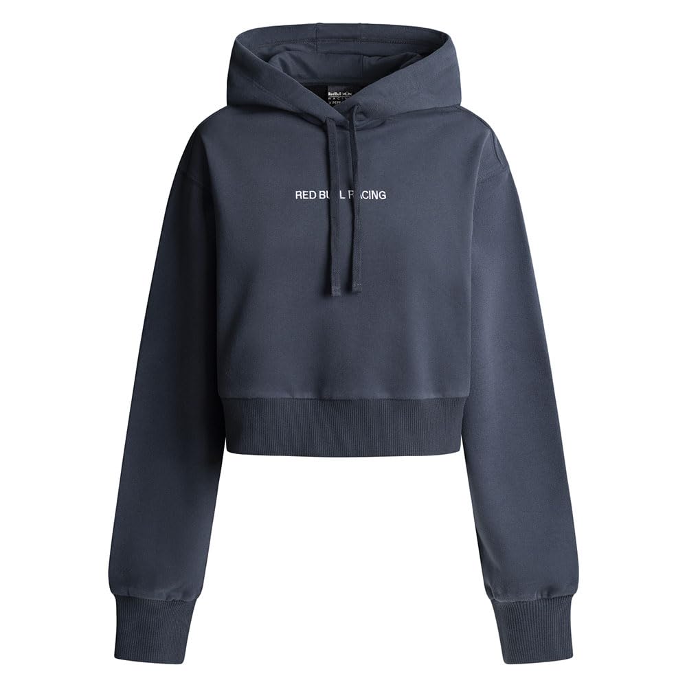 PEPE JEANS Damska bluza z kapturem z logo Cropped, niebieska (DULWICH BLUE), M, Niebieski (niebieski dulwich), M