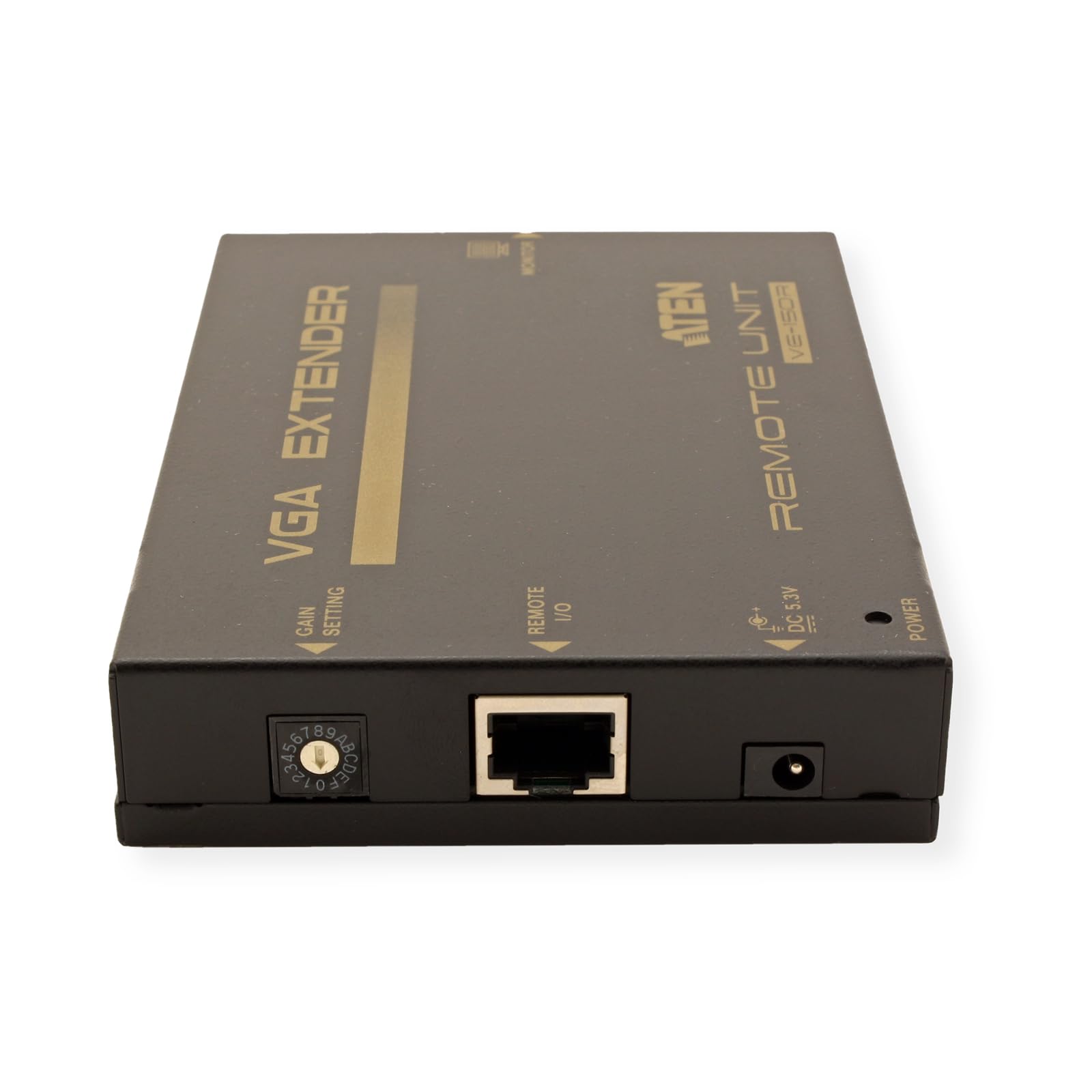 ATEN VE150A-AT-G VGA - Extensor de vídeo (Cat. 5, 150 m), Negro