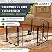 Juskys Welpenauslauf Plus 160x160x80 cm - Welpenlaufstall 8-teilig aus Metall - Freigehege mit Tür - Welpengitter für Hunde, Hasen & Kleintiere