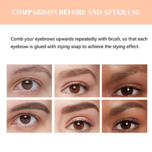 Clear Eyebrow Setting Gel,2Pcs Brow Fixed Gel,Waterproof Sweat-Proof Eyebrow Gel, Long Lasting, Brows Styling Repair Liquid For Makeup #TOP5