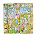 4 Sheets Cute Lovely Puffy DIY Decorative Adhesive Sticker Tape/Kids Craft Scrapbooking Sticker Set for Diary, Album (Cute Animals)