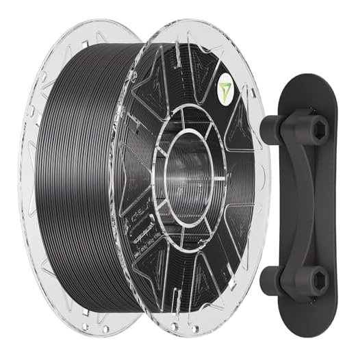 ⚡ Creality Carbon Fiber PETG Filament 1.75 mm 1KG, Night Gray, 1-Pack