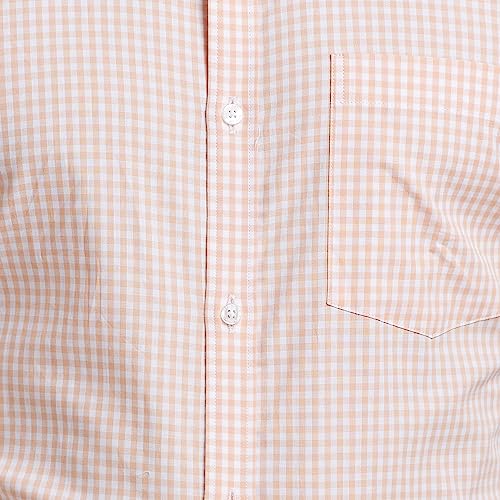 Image of Park Avenue Men Cotton Checkered Slim Fit Shirt
